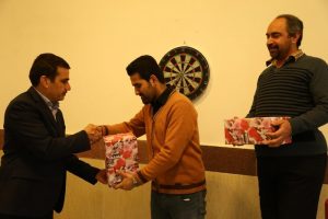 برگزاری مسابقات دارت در شهرداری بافق