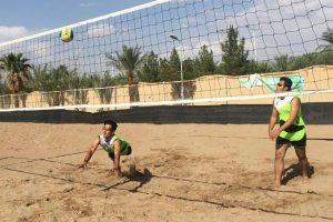 کسب مقام سوم تیم شهرداری بافق در مسابقات والیبال ساحلی