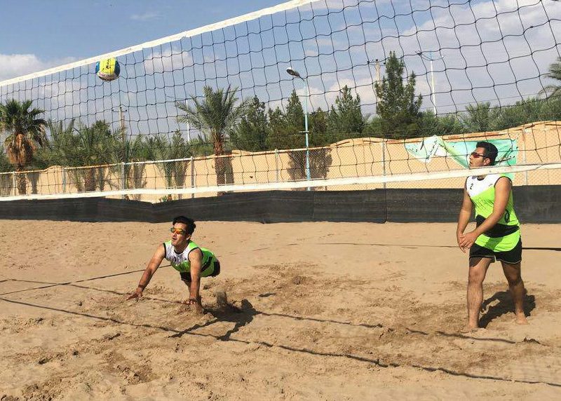 کسب مقام سوم تیم شهرداری بافق در مسابقات والیبال ساحلی