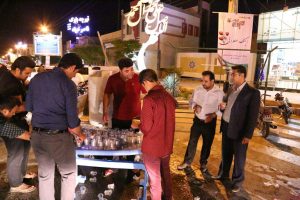 گزارش تصویری از ایستگاه صلواتی به مناسبت ولادت حضرت امام حسن(ع)