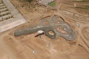 آهنگ پر شتاب ساخت دریاچه تفریحی در پارک آبشار بافق