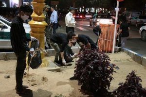 اقدامی شایسته از شهروندان بافقی در جمع آوری زباله های روز عاشورا