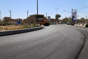 عملیات روکش آسفالت مسیر میدان چهارده معصوم(ع)