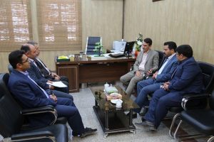 دیدار رئیس اداره آموزش و پرورش با شهردار بافق