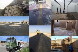 گزارش تصویری بخشی از پروژه های فعال شهرداری بافق در سال 97