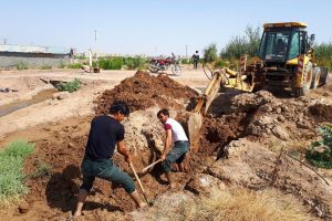 گوشه ای از فعالیت های واحد فضای سبز تفرجگاه آبشار