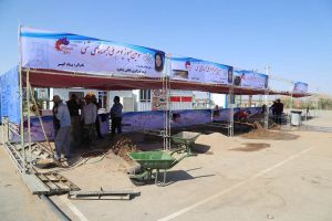 سومین سمپوزیوم ملی ساخت مجسمه های شنی در بافق آغاز بکار کرد