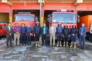 تجلیل فرماندار بافق از خدمات آتش‌نشانان شهرستان