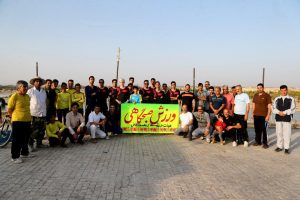 برگزاری ورزش صبحگاهی در پارک آبشار بافق