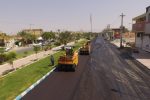 روکش آسفالت لاین شرقی بلوار وحشی بافقی انجام شد.