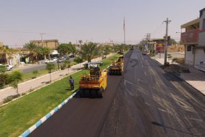روکش آسفالت لاین شرقی بلوار وحشی بافقی انجام شد.