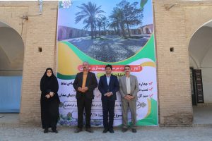 بهسازی میدان خان بافق آغاز شد