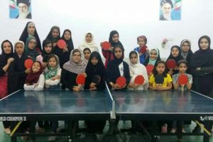 مسابقات تنیس روی میز بانوان در بافق برگزار شد