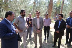 حضور شهردار و جمعی از مسئولین در مدرسه طبیعت بافق