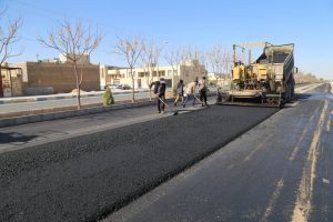 بلوار ولیعصر (عج) بافق آماده افتتاح شد