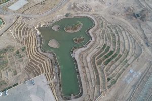 دریاچه تفریحی تفرجگاه آبشار بافق آماده بهره برداری شد