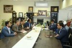 دیدارشهردار و اعضای شورای اسلامی شهر با سرپرست شرکت سنگ آهن مرکزی بافق
