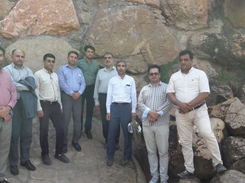 اعضای شورای شهر اردکان در بازدید از تفرجگاه آبشار: