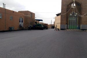 روایت تلاش : گزارش تصویری از روکش آسفالت معابر (خیابان مهدیه – حسینیه جمعه ها )