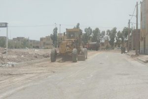 روایت تلاش : گزارش تصویری از آماده سازی ورودی شهرک امام حسین (ع)