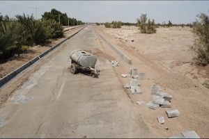 روایت تلاش : گزارش تصویری از ساماندهی ورودی شهر از سمت کرمان