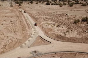 روایت تلاش: گزارش تصویری ساماندهی ورودی شهر از سمت کرمان( احداث مسیر وردی جاده روستای صدراباد)