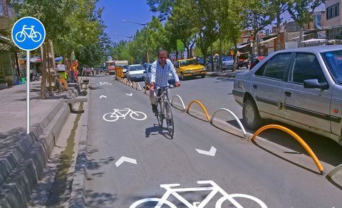 بافق شهر پایلوت دوچرخه سواری