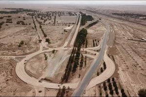 روایت تلاش: گزارش تصویری ساماندهی ورودی شهر از سمت کرمان( احداث میدان اصلی)