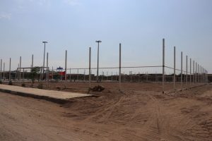 روایت تلاش : گزارش تصویری از فنس کشی زمین ورزشی پارک شاهد