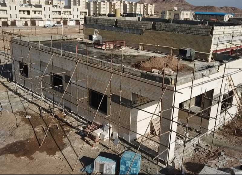 روایت تلاش : گزارش تصویری از ساخت ایستگاه جدید آتش نشانی (کاشی کاری و نما)