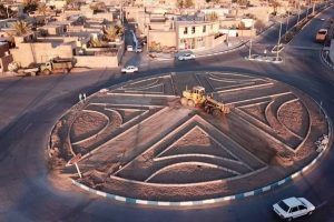 روایت تلاش: گزارش تصویری ساماندهی میدان راه آهن و نصب المان مربوطه(محوطه سازی)