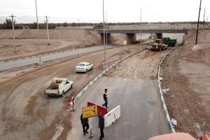 راویت تلاش : تلاش شبانه روزی جهت اصلاح و استاندارد سازی پل زیرگذر ورودی از استان کرمان