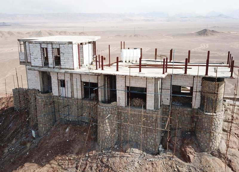 روایت تلاش : گزارش تصویری از ساخت فاز سوم پارک آبشار ( رستوران بالای کوه )