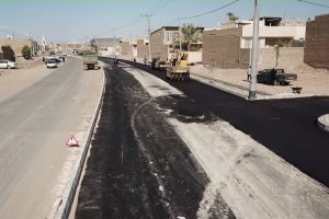 روایت تلاش : گزارش تصویری از آسفالت  بلوار شهدا