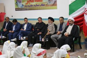 حضور شهردار بافق در مراسم زنگ انقلاب همزمان با شروع ایام الله دهه مبارک فجر در مدرسه یاران حضرت مهدی (عج)