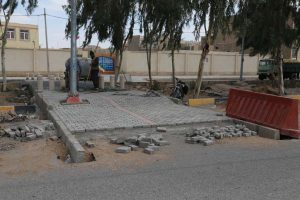 روایت تلاش : گزارش تصویری از احداث گذرگاه عابر پیاده (ابتدای بلوار کشاورز)