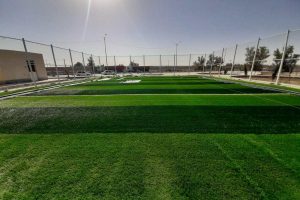 روایت تلاش : گزارش تصویری از آماده سازی زمین چمن مصنوعی پارک کوثر