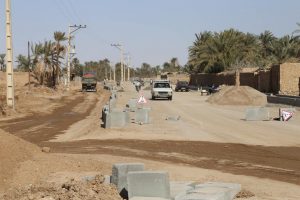 روایت تلاش : گزارش تصویری از احداث بلوار باقرآباد ( نصب سنگ جدول )