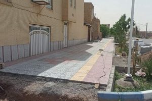 روایت تلاش : گزارش تصویری از موازییک فرش معابر سطح شهر ( خیابان فرهنگ )