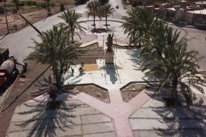 روایت تلاش : گزارش تصویری از ساماندهی و محوطه سازی میدان زکات ( بتن دکوراتیو )