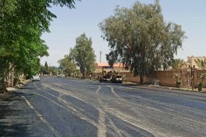 روایت تلاش : گزارش تصویری از روکش آسفالت معابر خیابان شهید آوینی ( قیرپاشی )