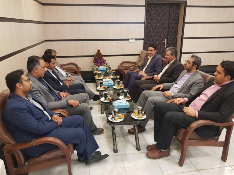 دیدار فرماندار،شهردار و بخشدار بافق با رئیس دادگستری و دادستان شهرستان بافق به مناسبت گرامیداشت هفته قوه قضائیه