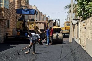 روایت تلاش : گزارش تصویری از روکش آسفالت معابر سطح شهر ( خیابان امام رضا فرعی 6 )