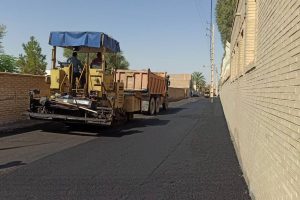 روایت تلاش : گزارش تصویری از روکش آسفالت معابر سطح شهر ( خیابان امام رضا فرعی 12 )