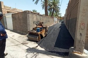 روایت تلاش : گزارش تصویری از لکه گیری آسفالت معابر سطح شهر ( بلوار انقلاب )