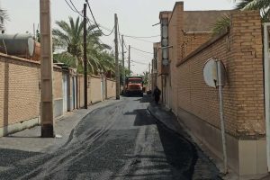 روایت تلاش : گزارش تصویری از روکش آسفالت معابر سطح شهر ( خیابان مهدیه فرعی 9 )
