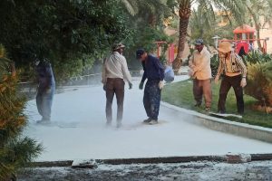 روایت تلاش : گزارش تصویری از ساماندهی پارک کودک ( بتن دکوراتیو )