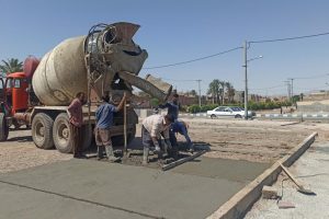 روایت تلاش : گزارش تصویری از ساخت زمین چمن مصنوعی پارک پیرمراد