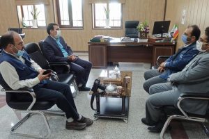 دیدار مدیر روابط عمومی سنگ آهن مرکزی بافق با شهردار بافق به مناسبت 14 تیر روز شهرداریها و دهیاری ها