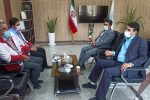 دیدار رئیس جمعیت هلال احمر بافق با شهردار بافق به مناسبت 14 تیر روز شهرداریها و دهیاری ها
